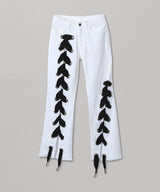 <Archive Sale>Lace Up Capri Jeans-MARQUES ALMEIDA-Forget-me-nots Online Store