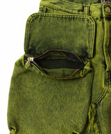 <Archive Sale>Acid Washed Cargo Skirt-Aries-Forget-me-nots Online Store