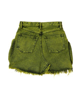 <Archive Sale>Acid Washed Cargo Skirt-Aries-Forget-me-nots Online Store