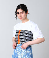 <Archive Sale>Meandros Logo Elastic Top-Aries-Forget-me-nots Online Store