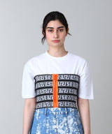 <Archive Sale>Meandros Logo Elastic Top-Aries-Forget-me-nots Online Store