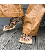 <Archive Sale>Sundray Burnt Amber & Monte Carlo Green Sandals-MIISTA-Forget-me-nots Online Store