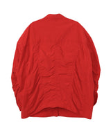 <Archive Sale>Red Over Size Lace Shirring Shirt-WE11DONE-Forget-me-nots Online Store