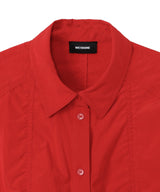 <Archive Sale>Red Over Size Lace Shirring Shirt-WE11DONE-Forget-me-nots Online Store