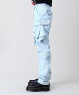 <Archive Sale>Blue Womens Washed Cargo-WE11DONE-Forget-me-nots Online Store