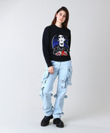 <Archive Sale>Blue Womens Washed Cargo-WE11DONE-Forget-me-nots Online Store