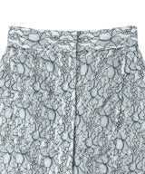 <Archive Sale>Sky Lace Layered Cotton Midi Skirt-WE11DONE-Forget-me-nots Online Store