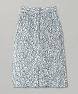 <Archive Sale>Sky Lace Layered Cotton Midi Skirt-WE11DONE-Forget-me-nots Online Store