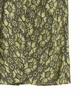 <Archive Sale>Yellow Lace Layered Cotton Midi Skirt-WE11DONE-Forget-me-nots Online Store