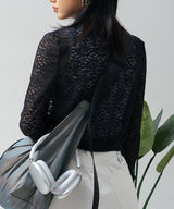 Cropped Lace Cardigan-Forget-me-nots-Forget-me-nots Online Store