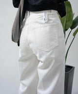 Pigment Dyeing Denim Pants-Forget-me-nots-Forget-me-nots Online Store