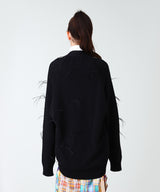 <Archive Sale>Oversized Cardigan With Feathers Pulls-MARQUES ALMEIDA-Forget-me-nots Online Store
