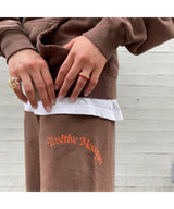 <Archive Sale>Trance Track Pants-Positive Message-Forget-me-nots Online Store