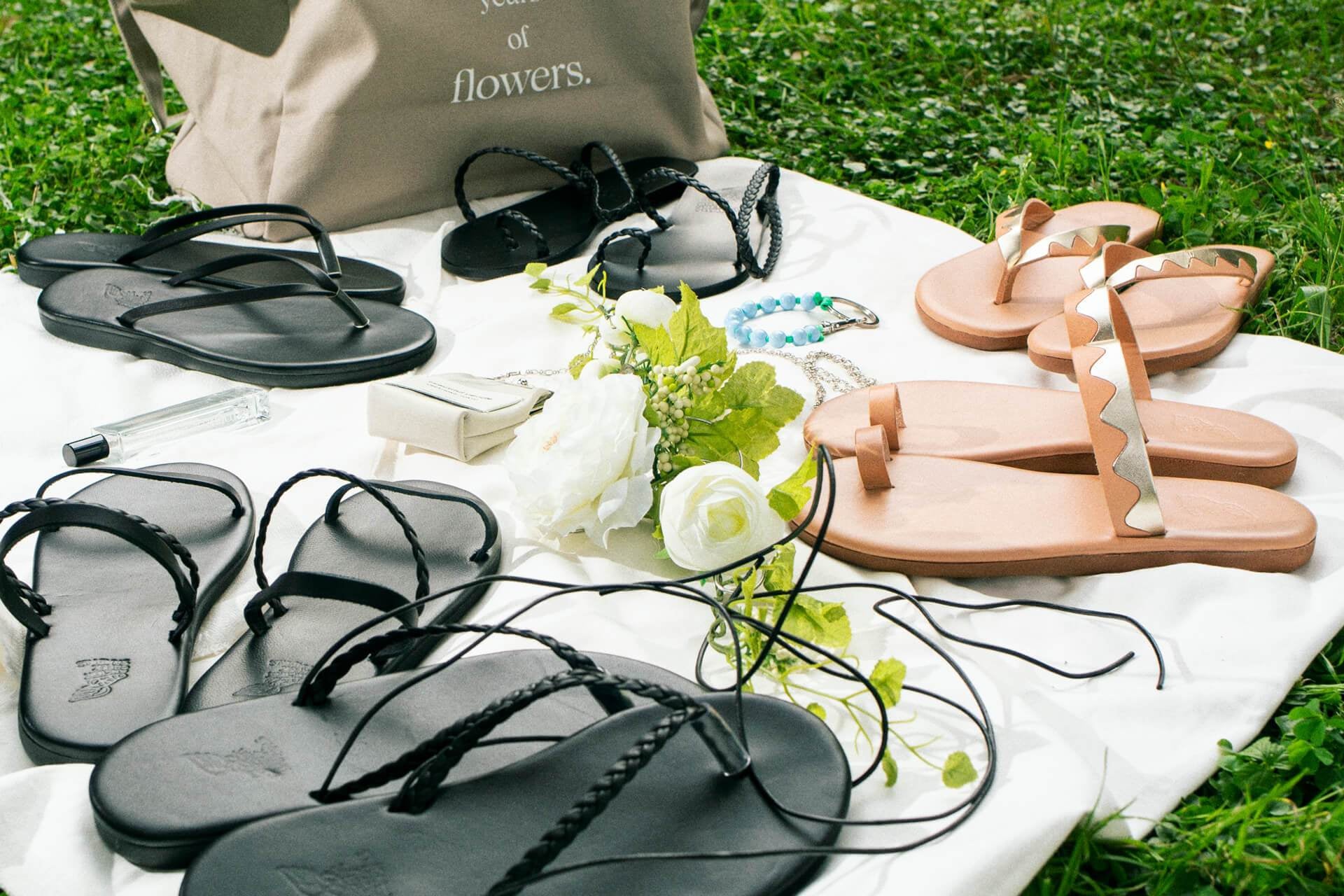 SANDAL on the Nature-Forget-me-nots Online Store