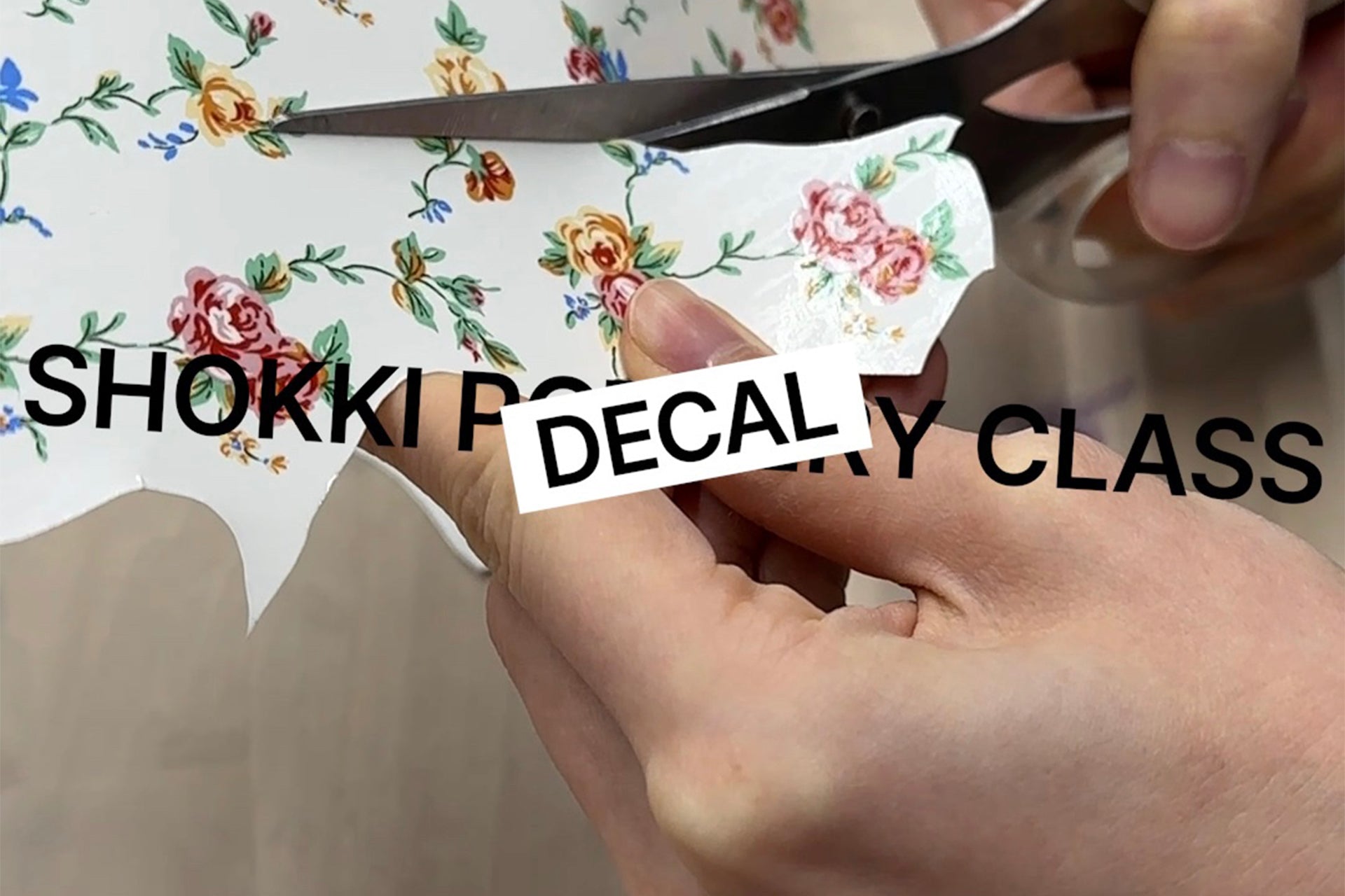 SHOKKI DECAL CLASS at Forget-me-nots Daikanyama