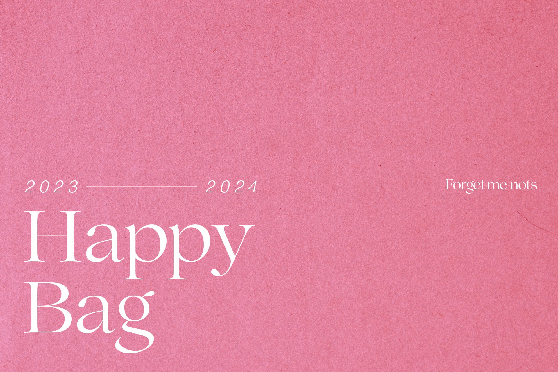 【オンライン限定】2024 Happy Bag 予約受付開催！