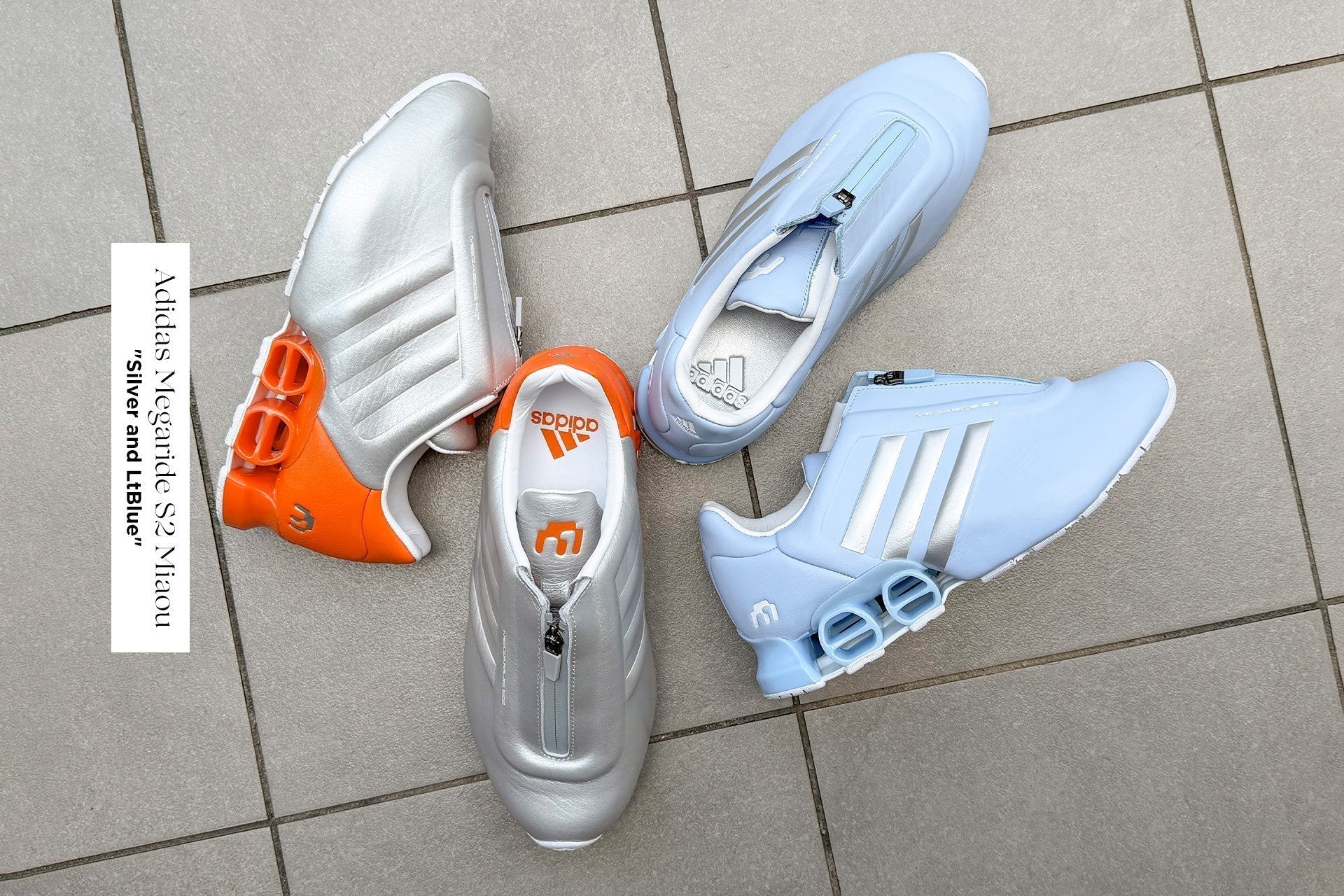 Adidas Megaride S2 Miaou Silver and LtBlue