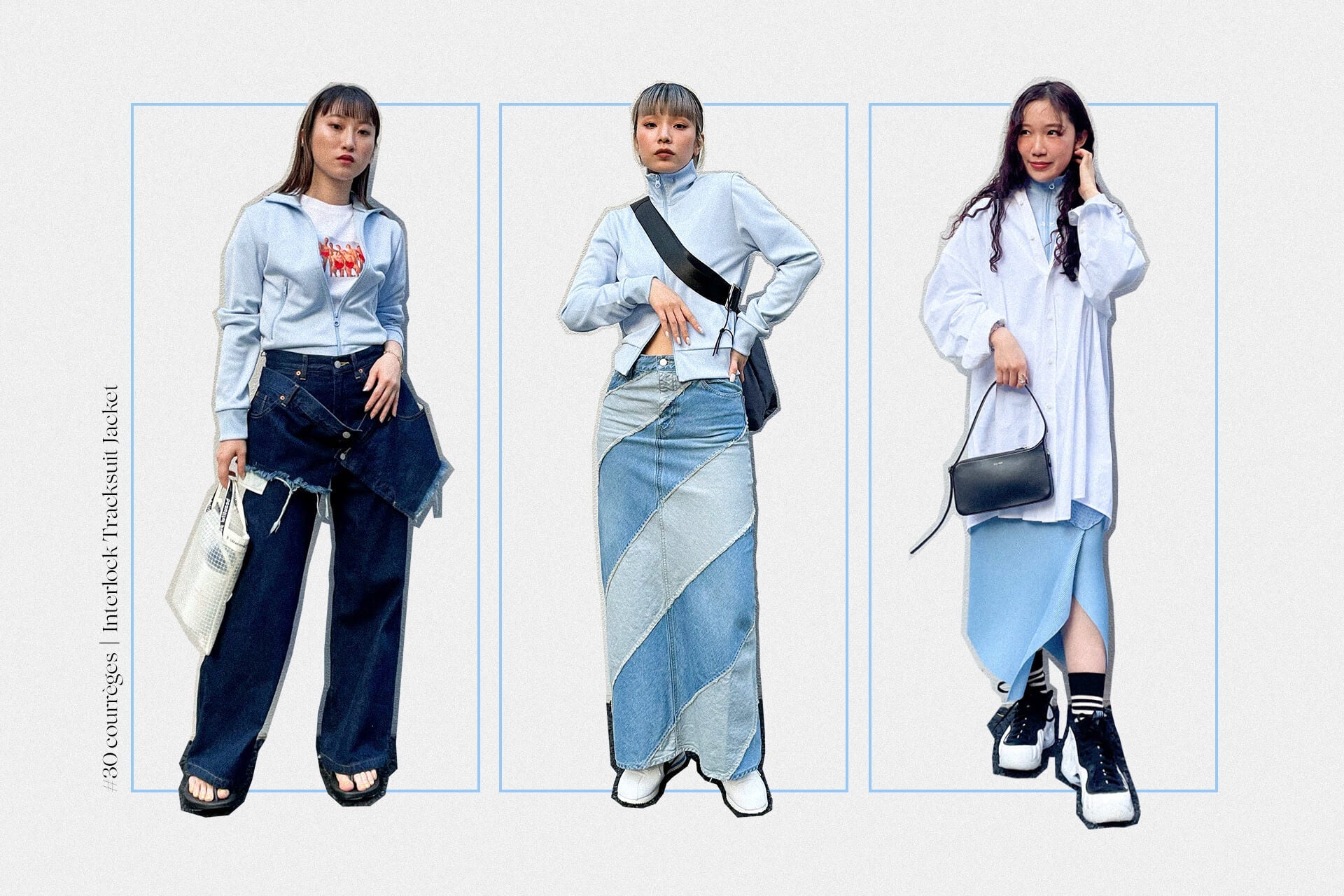 Mix and Match#30 courrèges｜Interlock Tracksuit Jacket