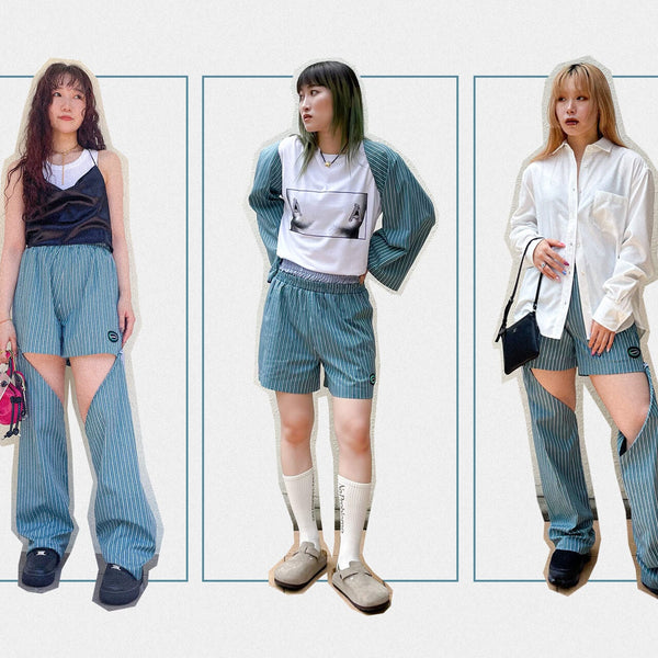 Mix and Match#34 kotohayokozawa｜Layered Trunks｜スニーカー