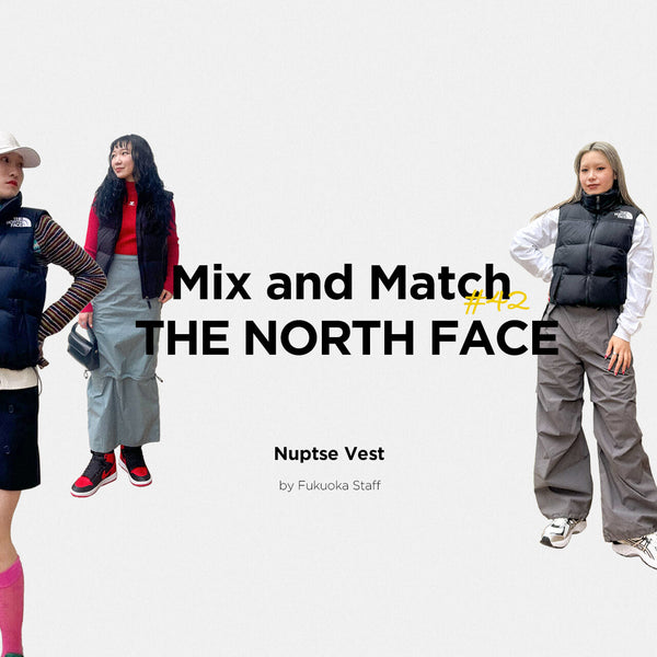 PSIA✖️north face コラボ　ベスト Mix and Match #42THE NORTH FACE｜Nuptse Vest｜スニーカー