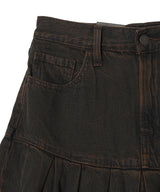 Yoked Pleated Skirt