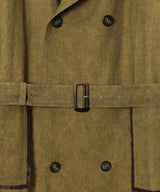 Rough Twill Long Coat-PERVERZE-Forget-me-nots Online Store