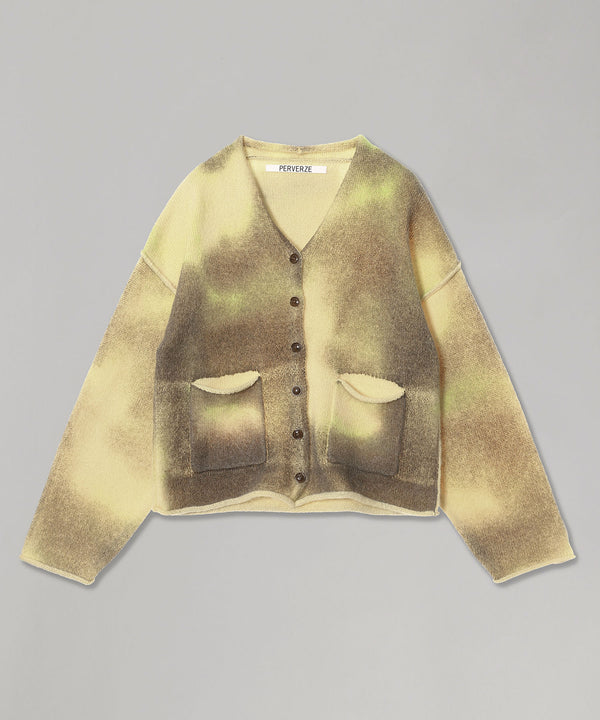 Spray Drawing Knit-PERVERZE-Forget-me-nots Online Store