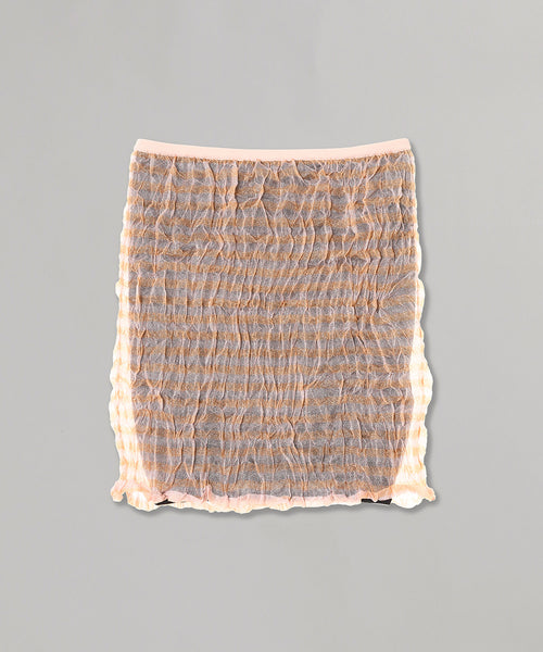 Wrinkle Knit Twin Skirt-PERVERZE-Forget-me-nots Online Store
