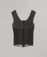 Hook-And-Eye Jersey Top-PERVERZE-Forget-me-nots Online Store