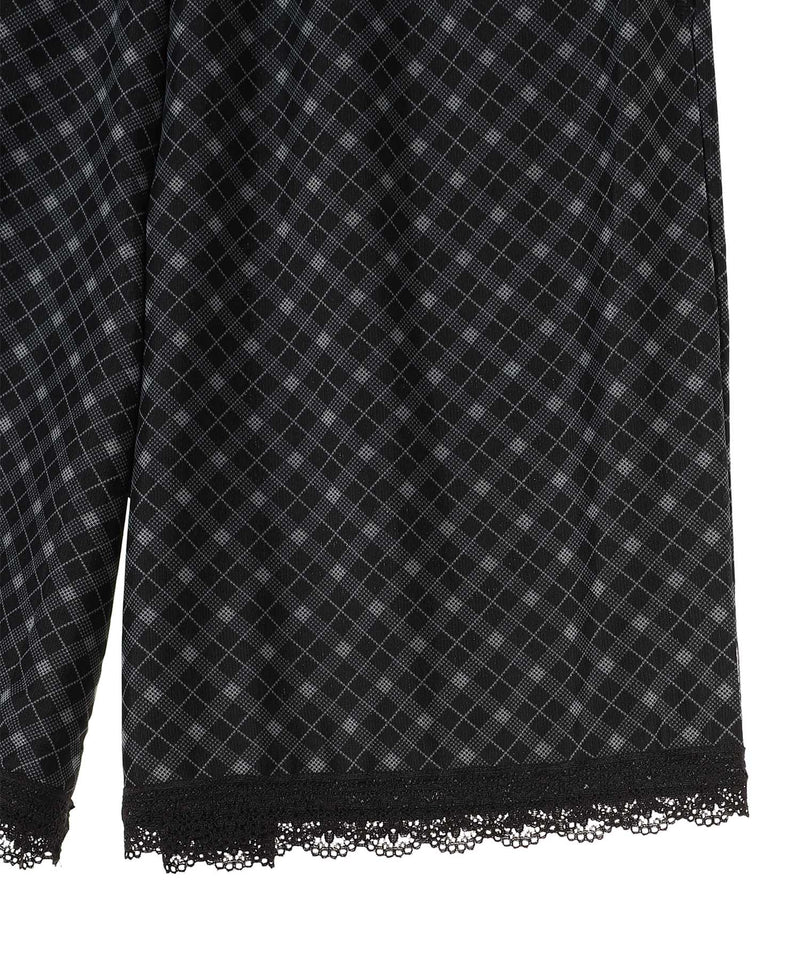Lace-Trim Loose Slip Shorts｜パーバーズ(PERVERZE)｜Forget-me-nots