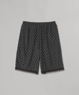 Lace-Trim Loose Slip Shorts-PERVERZE-Forget-me-nots Online Store