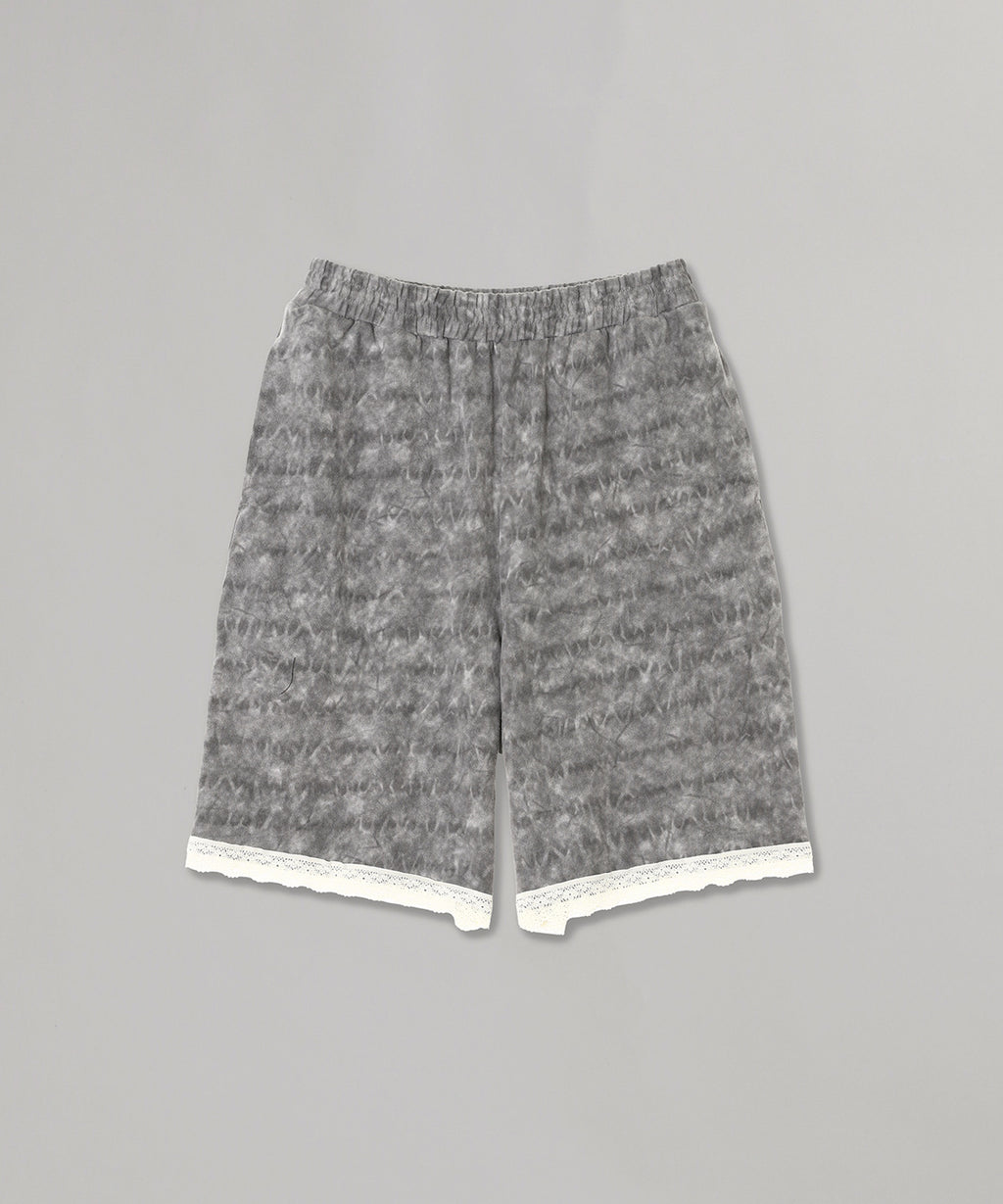 Lace-Trim Loose Slip Shorts｜パーバーズ(PERVERZE)｜Forget-me-nots