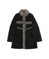 Paneled Reversible Fur Coat