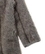 Paneled Reversible Fur Coat