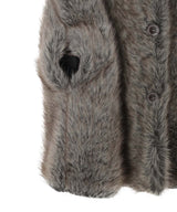 Paneled Reversible Fur Coat