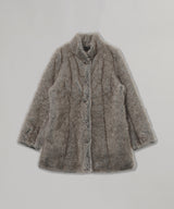 Paneled Reversible Fur Coat