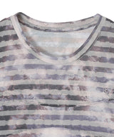 Paneled Fitted T-Shirt-PERVERZE-Forget-me-nots Online Store