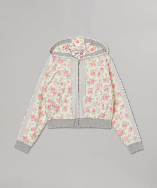 Floral Hoodie-PERVERZE-Forget-me-nots Online Store