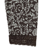 Lace-Trim Mid-Calf Shorts