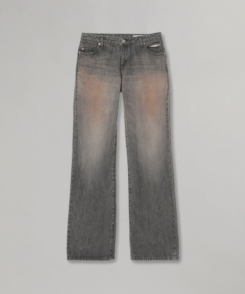 Low-Rise Slim-Wide Denim｜パーバーズ(PERVERZE)｜Forget-me-nots