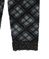 Lace-Trim Mid-Calf Shorts