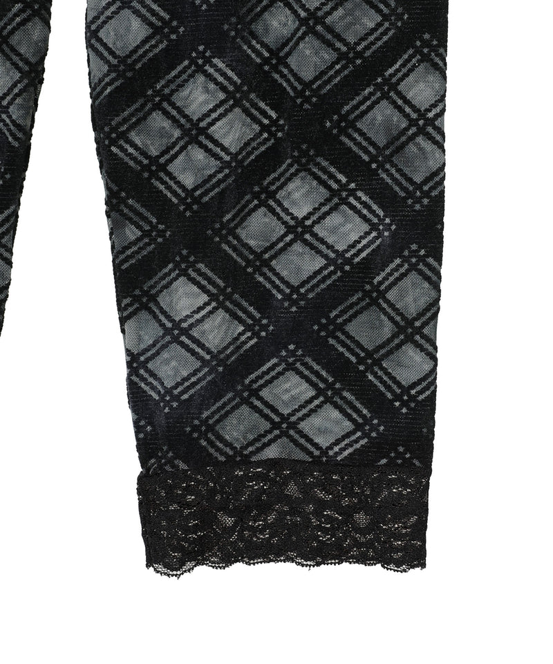 Lace-Trim Mid-Calf Shorts｜パーバーズ(PERVERZE)｜Forget-me-nots