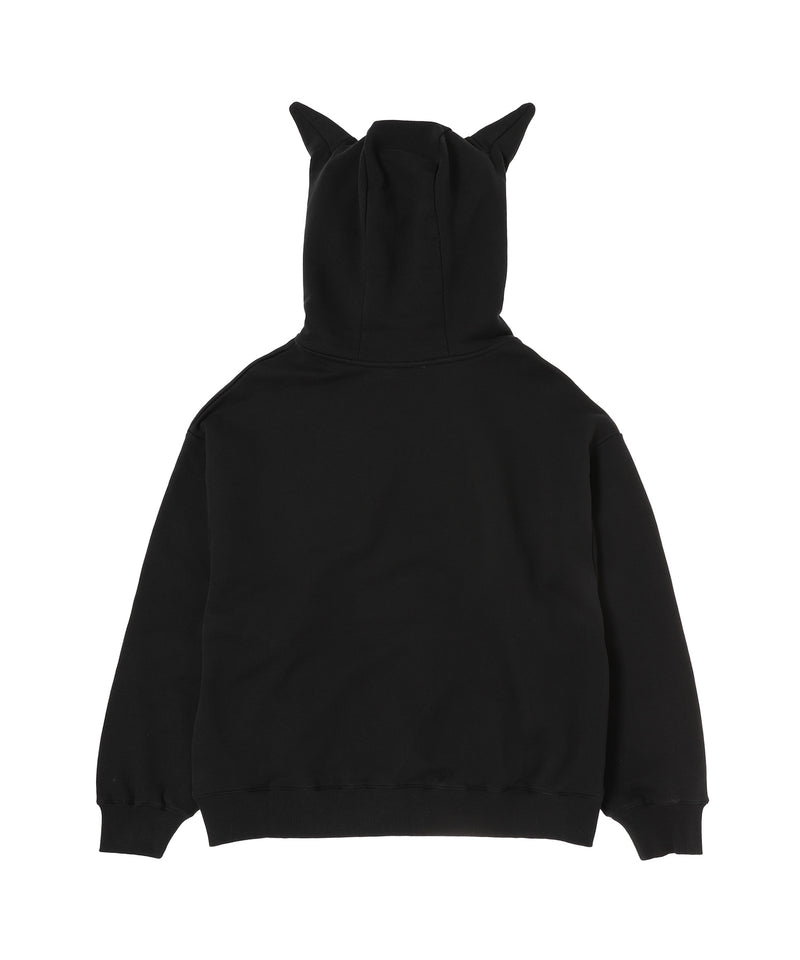 Label Ears Hoody-Charles Jeffrey LOVERBOY-Forget-me-nots Online Store