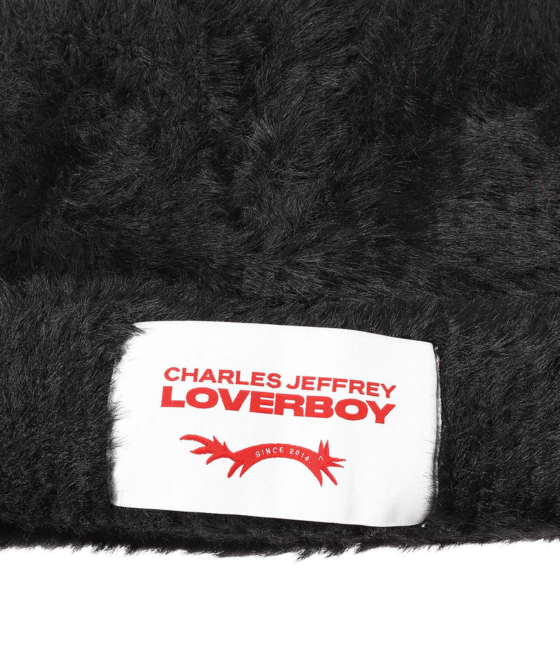 Fluffy Chunky Ears Beanie-Charles Jeffrey LOVERBOY-Forget-me-nots Online Store