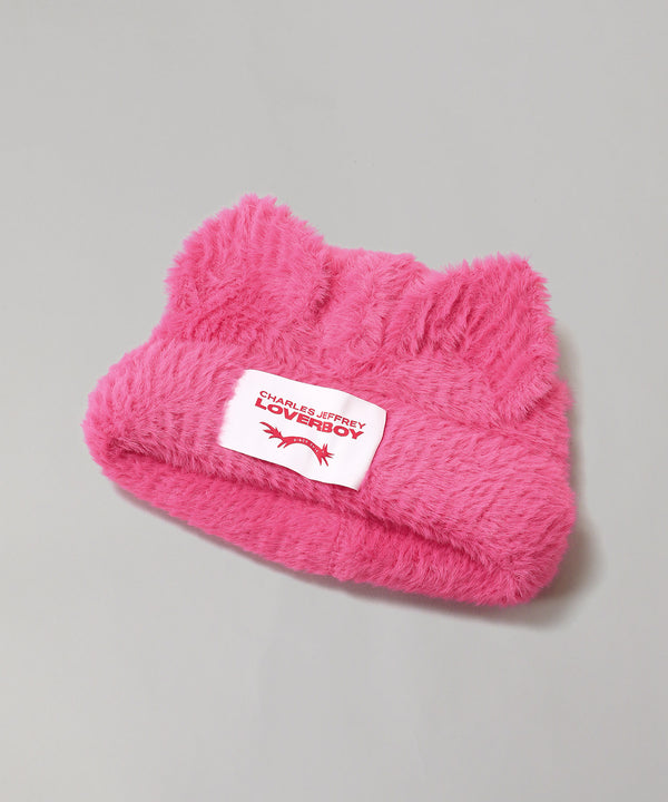 Fluffy Chunky Ears Beanie-Charles Jeffrey LOVERBOY-Forget-me-nots Online Store