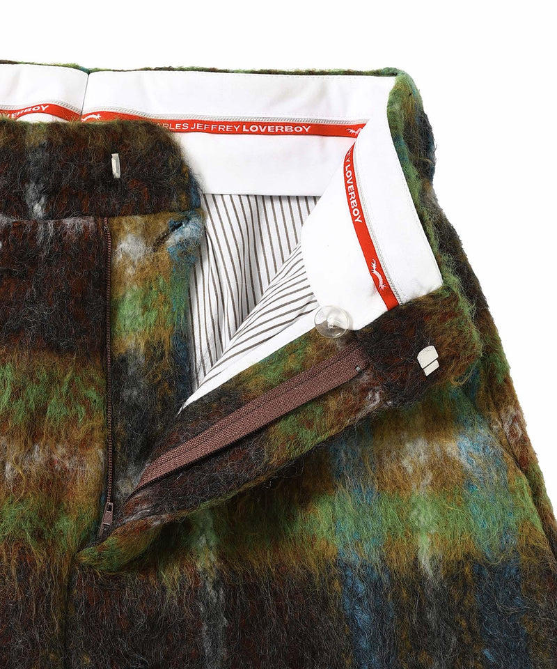 Wide Tailored Shorts Waisted-Charles Jeffrey Loverboy-Forget-me-nots Online Store