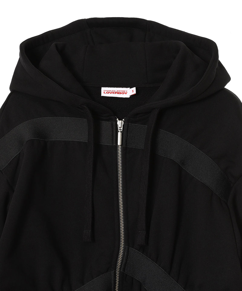Taped Up Hoody-Charles Jeffrey LOVERBOY-Forget-me-nots Online Store