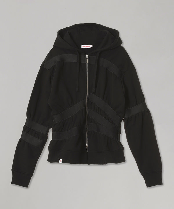 Taped Up Hoody-Charles Jeffrey LOVERBOY-Forget-me-nots Online Store