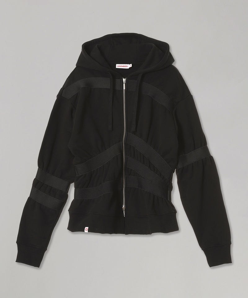 Taped Up Hoody-Charles Jeffrey LOVERBOY-Forget-me-nots Online Store