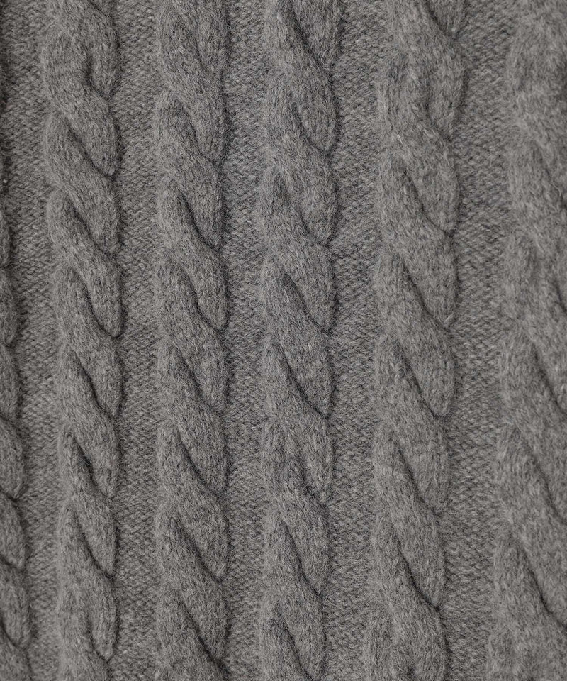 Label Cable Knitted Jumper-Charles Jeffrey LOVERBOY-Forget-me-nots Online Store